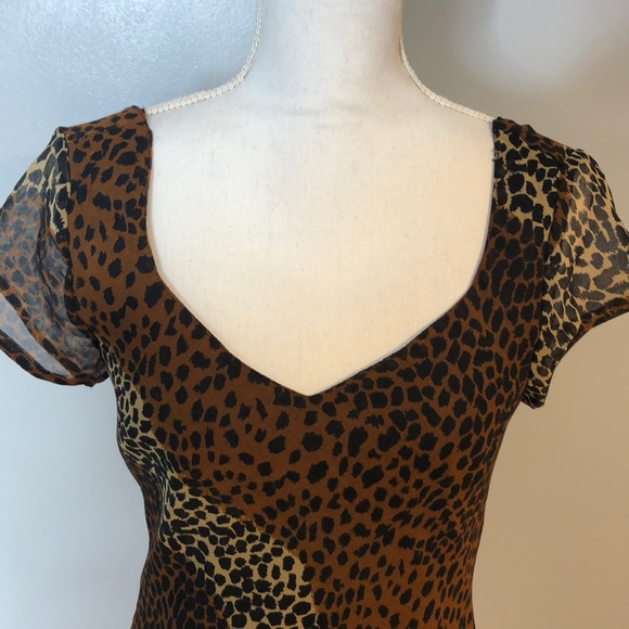 Vintage Hokus Pokus Cheetah Maxi dress - Size S - Picture 5 of 5